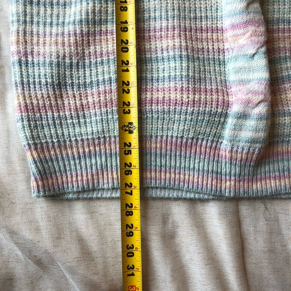 LC Lauren Conrad Beautiful Pastel Cable Knit Sweater Top.‎ Women’s XL - Picture 14 of 15